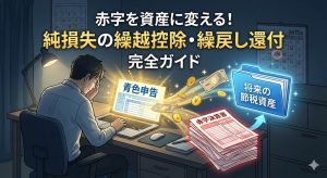 【税理士監修レベル】事業が赤字で落ち込んでいませんか？青色申告なら「純損失の繰越控除」と「繰戻し還付」で、将来の税金を消したり、前年の税金を取り戻せます。赤字を「資産」に変えるための確定申告の手順と条件をわかりやすく解説します。